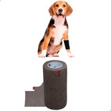 Bandagem Flexível Atadura Pets Cães Gatos Faixa 10cm X 4 5m