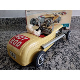 Bandai Japan Ford Hot Rod Brinquedo Lata Fricção Antigo