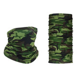 Bandana Balaclava Tubular Camuflagem Digital Verde Escuro