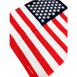 Bandana Bandeira De Estados Unidos Eua 12 Unidades Unissex