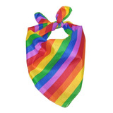 Bandana Colorida Lenço Arco Iris Lgbt Promocao Moda