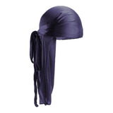 Bandana Durag 360 Waves Tradicional Preta E Branca Rapper