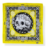 Bandana Moto Caveira Paisley Motociclista Rock Harley Custom