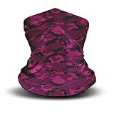 Bandana Tubular Balaclava Camuflada Militar Ciclismo Esporte Aventura -Rosa-