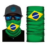 Bandana Tubular Shades Brasil Face Shield Tubeneck S costura