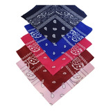 Bandanas Moda Rock Lenco Estampado Kit 5 Bandanas Promocao