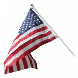 Bandeira Americana Estados Unidos Eua Usa Bordada 1 50x90cm 