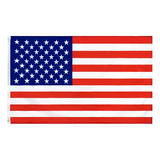 Bandeira Americana Poliéster Dupla Face 90cmx150cm Patriotas Estados Unidos Da América