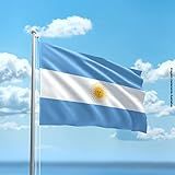 Bandeira Argentina Oxford Oficial 150x90 Cm Poliéster