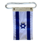 Bandeira Bordada Dupla Face Para Moto Chopper Israel