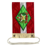 Bandeira Bordada Dupla Face Para Moto Chopper Santa Catarina