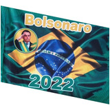 Bandeira Brasil Do Presidente Bolsonaro Patriota Mito 2022