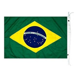 Bandeira Brasil Para Barcos Lancha Antena Mastro 48 X 31 5