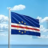 Bandeira Cabo Verde 150x90 Cm Oxford
