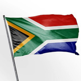Bandeira Da África Do Sul Dupla Face Em Poliéster 150x90 Cm