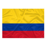 Bandeira Da Colômbia Tamanho Grande Dupla