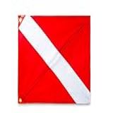 Bandeira De Mergulho SeaGator Para Uso Em Pesca De Mergulho Com Flutuação Boia Barco Mergulhador De Mastro 50 8 X 60 96 Cm Na Flórida Varão De Suporte Para Mastro De Rigidez Removível E Fácil De Usar