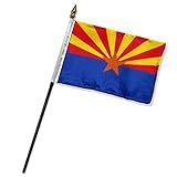 Bandeira De Mesa Arizona 10 X