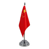Bandeira De Mesa China Com Mastro