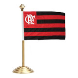 Bandeira De Mesa Do Flamengo Pedestal