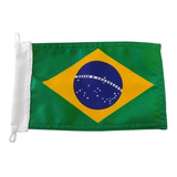 Bandeira Do Brasil 22x33cm Oficial Ideal Para Barcos