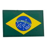 Bandeira Do Brasil Emborrachada 3d Patch