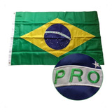 Bandeira Do Brasil Oficial Bordada Oxford 210d Dupla Face