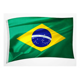 Bandeira Do Brasil Oficial Estampada Dupla