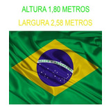 Bandeira Do Brasil Oficial Grande 4 Panos 1 80x2 58 Metros