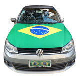 Bandeira Do Brasil Oficial Top Para Capô De Carro 110x200m