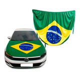 Bandeira Do Brasil Oficial Top Para Capô De Carro