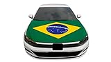 Bandeira Do Brasil P Capo De Carro Medidas 150cm X 110cm C Elastico Tecido Poliester C Elastano Estica