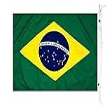 Bandeira Do Brasil P Lancha Barco 22x33 Cm