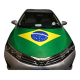 Bandeira Do Brasil Para Capô De Carro Oficial Top 110x150cm