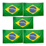 Bandeira Do Brasil Tamanho Oficial Kit M 5 Peças Promoção