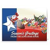 Bandeira Do Texas E Cartão De