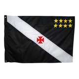 Bandeira Do Vasco Da Gama Grande 4 Panos  2 56x1 80 oficial