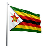 Bandeira Do Zimbábue Em Tecido Oxford Poliéster 140cmx80cm