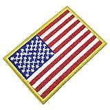 Bandeira EUA Estados Unidos Da América Patch Bordado