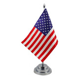 Bandeira Mesa Estados Unidos C Mastro
