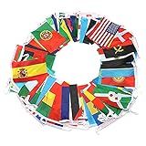 Bandeira Missões Evangelho 100 Nações 14x21cm   25 Mts