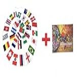 Bandeira Missões Evangelho 32 Nações 30x20cm   100 Envelopes