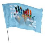 Bandeira Missões Mapa Mãos Pregai O