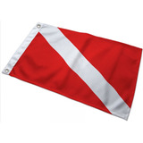 Bandeira Naútica Barco Lancha Mergulho 45x64