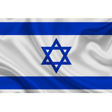 Bandeira Oficial De Israel Tam 22x33cm