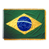 Bandeira Oficial Do Brasil Com Franja
