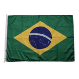 Bandeira Oficial Do Brasil Em Cetim Tam 90x129cm