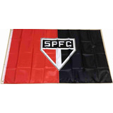 Bandeira Oficial São Paulo F C Padrão Luxo Bordada 1 30 Mt