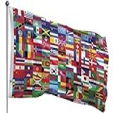 Bandeira Países Do Mundo Culto Missões Do Evangelho Uma Face Tamanho 90x128cm Culto Igreja Entrega Rápida