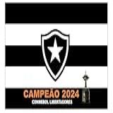 Bandeira Personalizada Do Botafogo Campeão 2024 Conmebol Libertadores